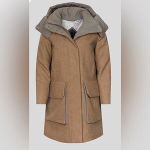 Canada Goose Loro Piana Tan Hooded Coat